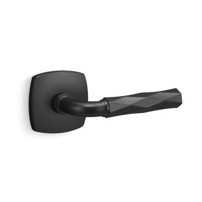 Rosette Forma Passage en noir mat, Grip Vertex en noir mat