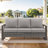 Aldiana 8-Piece Outdoor Conversation Set With Swivel Gliders And Fire Pit Table, 9-Person Wicker Patio Seating With Sofa, Armchairs & Ottomans-89190552-89190551