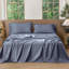 Ensemble de draps 100% coton lavé MooMee-121458986-119224426