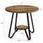 Table basse, table de cuisine ronde, table de réunion compacte