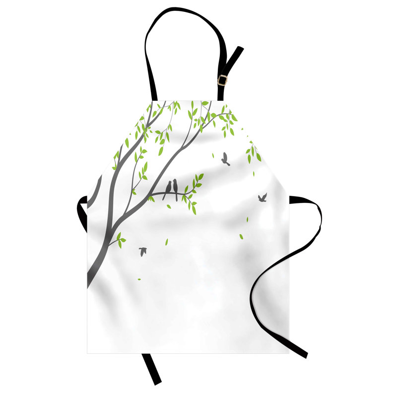 Dakota Fields tablier d'arbre unisexe printemps saison et branches taille adulte vert lime