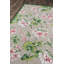 Tapis floral en laine crocheté à la main gris / rose / vert Kensie-88648270