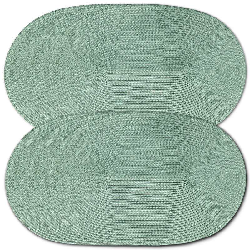 Ensemble de napperons 6 pièces Tigela, Sauge