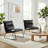 Laverock Faux Leather Slipper Chair-1996098969