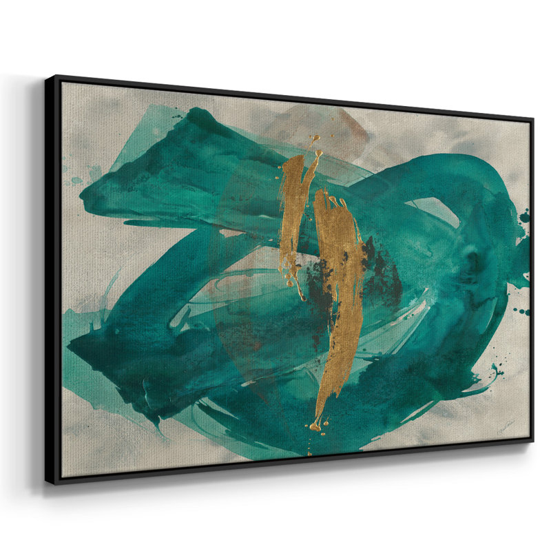 Nexus III, reproduction d'art sur toile, H 25 po x l 37 po x P 2 po, Noir