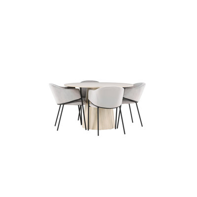 Donald 4 - Person Dining Set