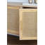 Meuble télé d'appoint brun en bois avec trois portes