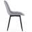 Emsley Faux Leather Upholstered Dining Chair Armless Side Chair with Metal Legs-2018551413