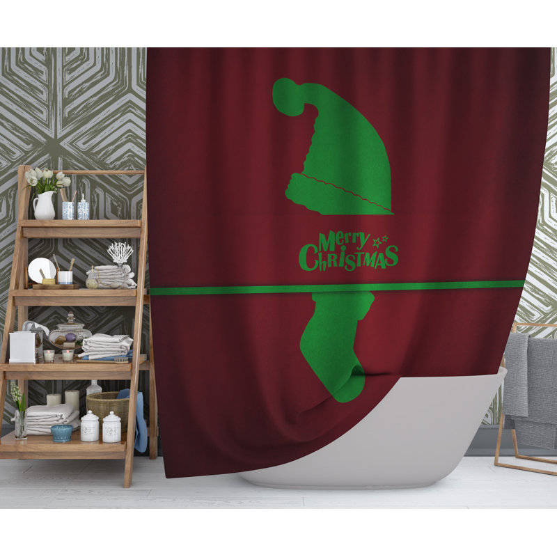 Dixielee Abstract Shower Curtain, 72" H x 70" W