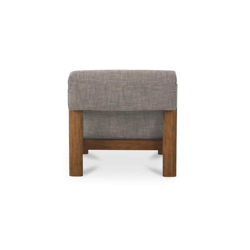 Pierce Accent Slipper Chair, Ash Mélange Basketweave