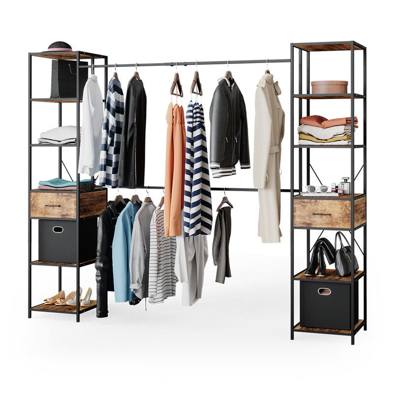 Fyrk Open 1/2 Wardrobe System