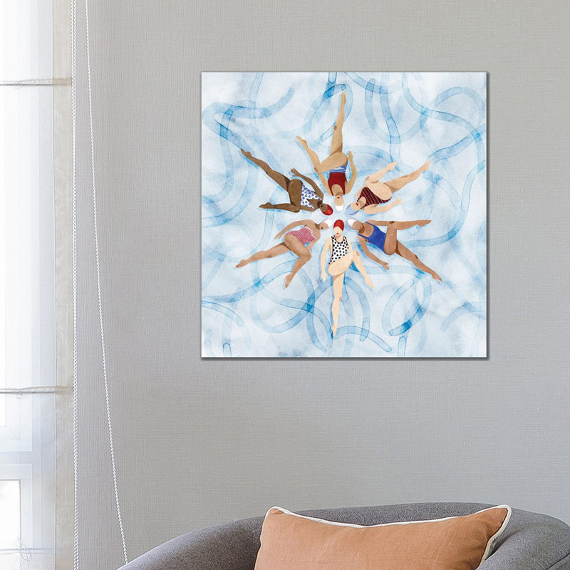 Working Together I 1 Piece Wrapped Canvas Painting, 66.04 cm H x 66.04 cm W x 1.91 cm D