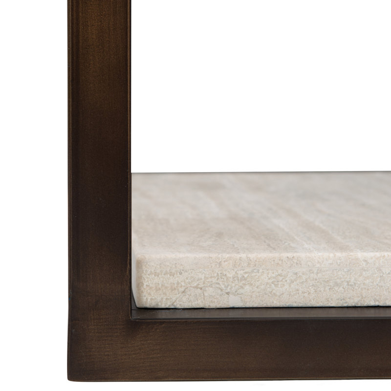 Kinsley Glass Top End Table