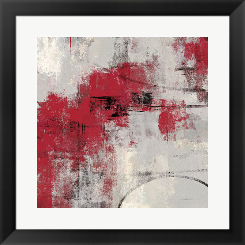 «Stone Gardens II Red» par Silvia Vassileva, art mural encadré