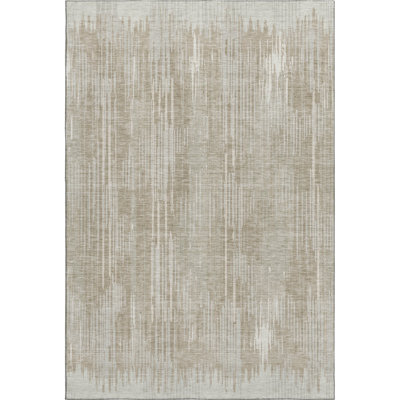 Premium Machine Washable Prisco Beige Rug