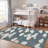 Hedwig High-Low Youth Cloud Scandi Dark Blue/Ivory Indoor/Outdoor Rug-1069032167-1069032161