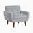 Velours gris velours