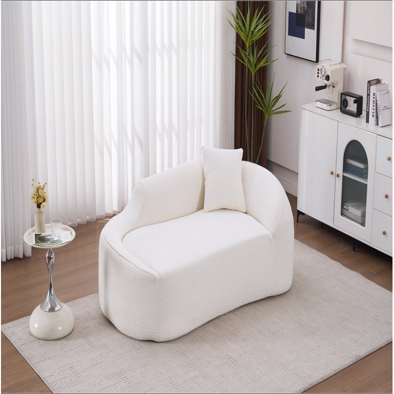 Chaise longue longue à compression Compression, Blanc lait