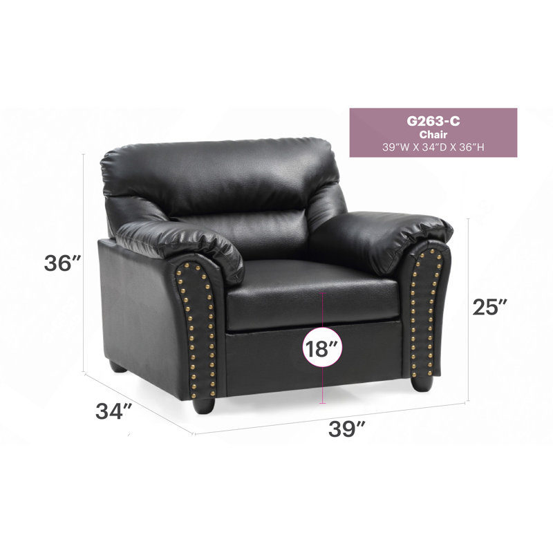 Chaise d'appoint moderne pour tout espace