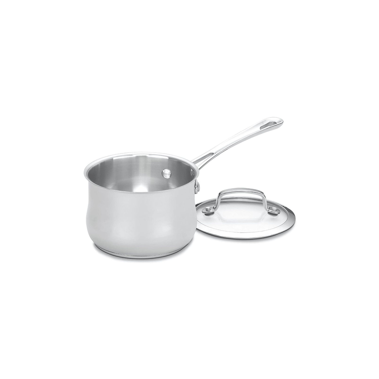 Stainless Steel Saucepan with Lid, 1 qt.