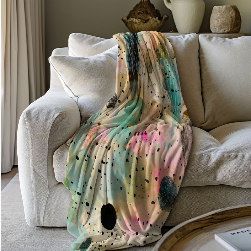  Couverture Vintage Desert Vibes, Grand lit