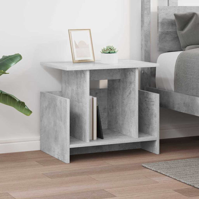 Unfinished TV Stand for TVs up to 55", Concrete Grey