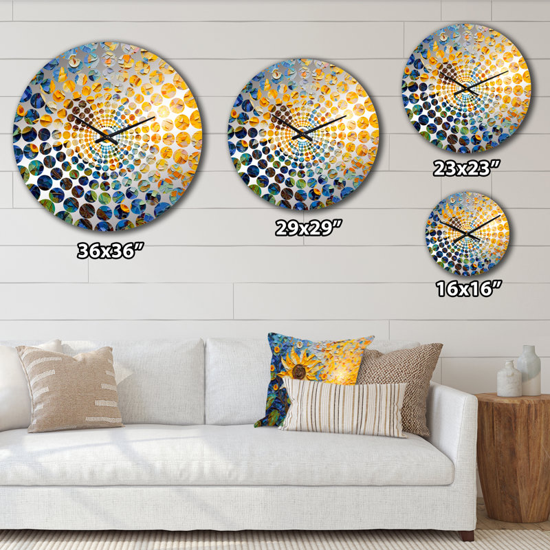 Jaewoo - Horloge murale fleurs, Grand