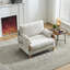 Canapé-lit convertible 3 en 1 - Fauteuil inclinable pliable, design moderne Mid-Century - Peu encombrant pour la chambre à coucher, le bureau et la chambre d'amis-1889088835