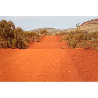 Remote road in desert 1 Piece Wrapped Canvas Wall Art