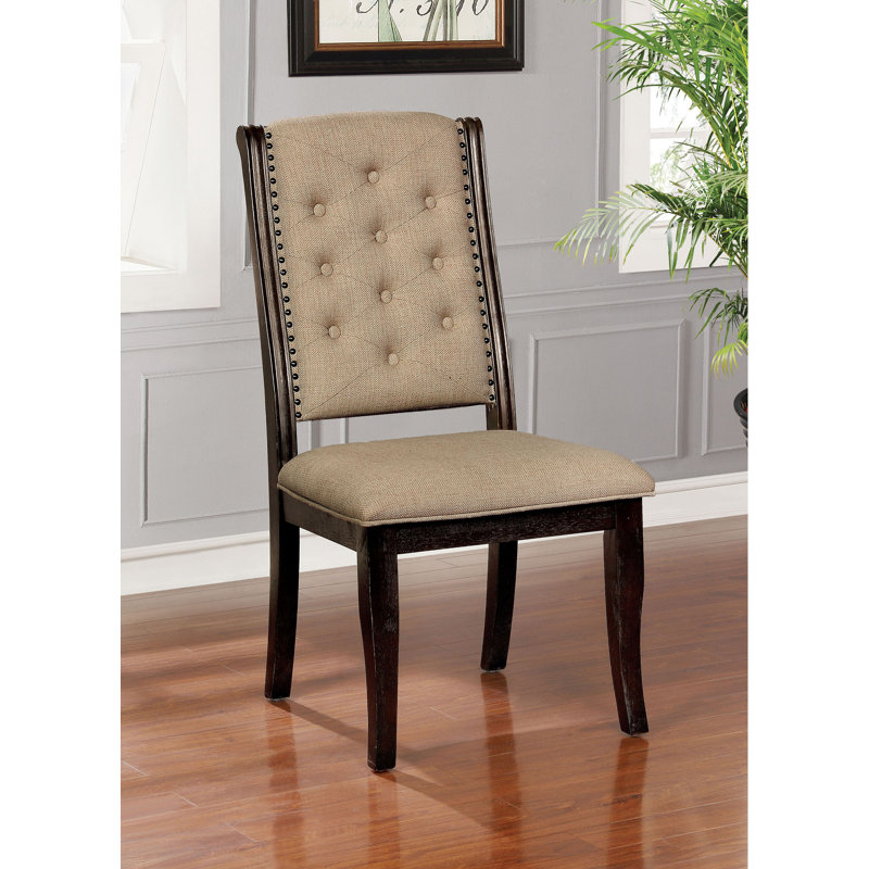 Chianti 6 - Person Trestle Dining Set, Dark Brown
