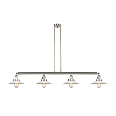 Luminaire suspendu linéaire à 4 lumières pour îlot de cuisine Miramontes