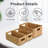 Wicker Storage Baskets for Shelves,Large Set of 3,Made of Water Hyacinth,Storage for Bedroom,Bathroom,Living Room,etc