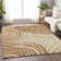 Premium Machine Washable Prisco Terracotta Rug