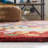 Hand Tufted Wool/Cotton/Latex Southwestern Rug in Yellow/Red-966488698