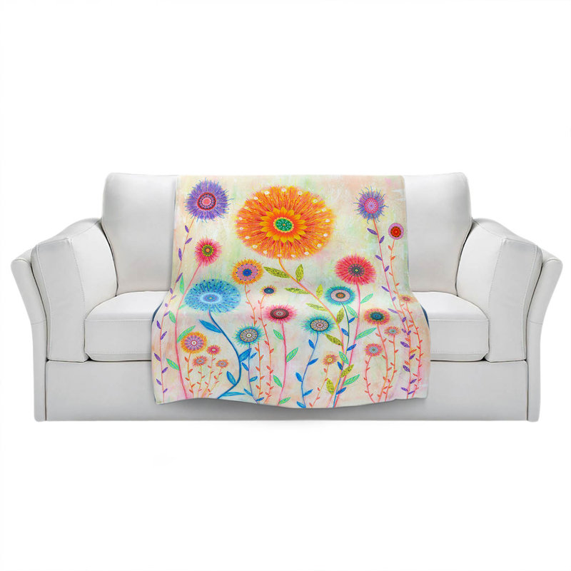 Hand Woven Throw Blanket, 68" W x 80" L