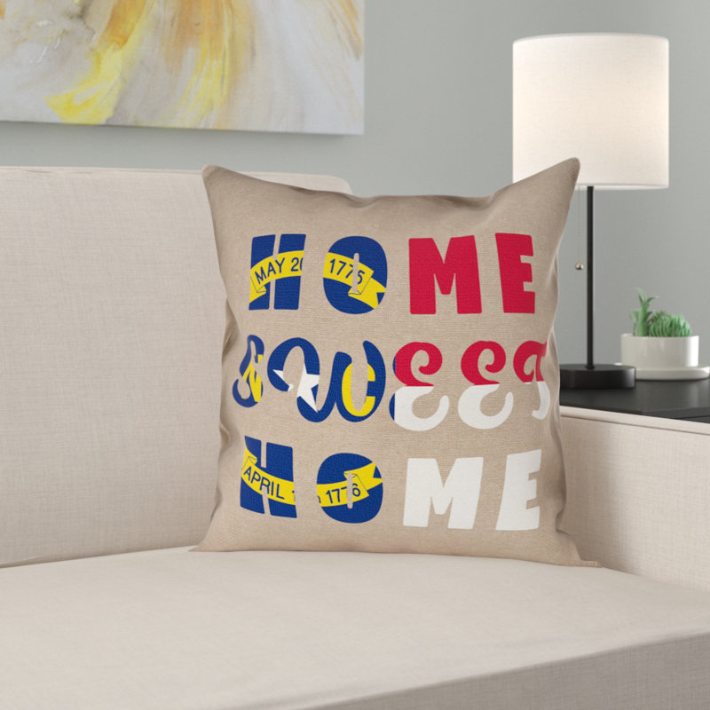 Katelyn Smith Throw Pillow, Spun Polyester, 40" H x 40" W, Throw Pillow