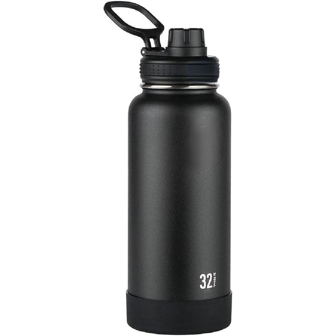 40 oz Wide Mouth  Dishwasher safe water bottle, Stainless water bottle,  Bicycle water bottle holder