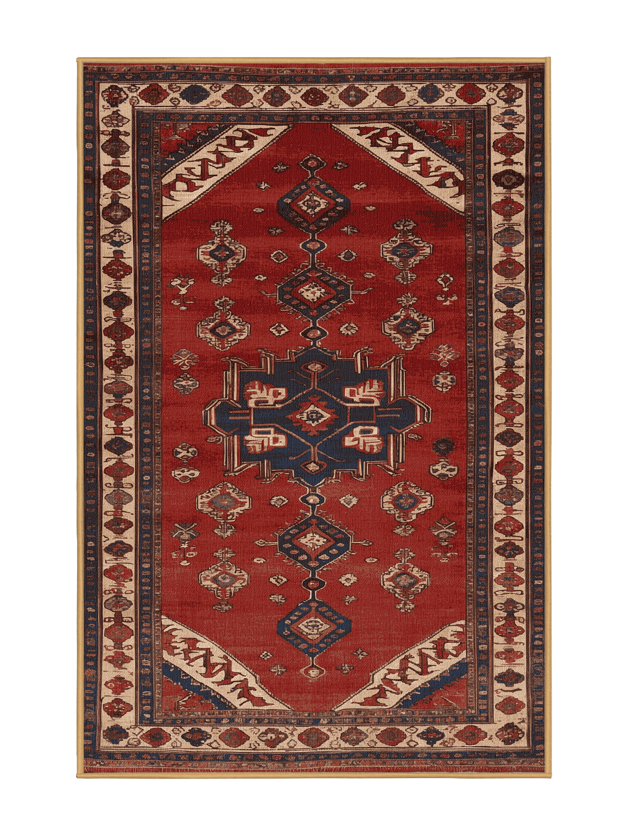 Bloomsbury Market Machine Washable Turkish Brown Area Rug | Wayfair