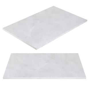 Plateau de table universel 30 x 20 po Kaboon, paquet de 2, chêne (Ensemble de 2)