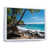 White Floater Framed