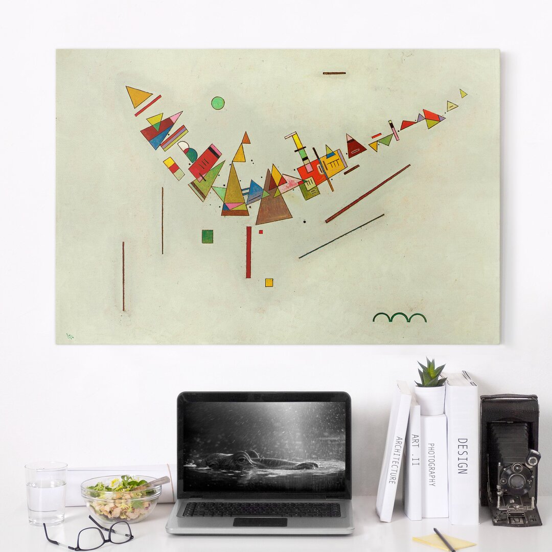 Leinwandbild Winkelschwung von Wassily Kandinsky