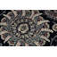 Hand-Knotted High-Quality Brown Round Area Rug