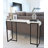 39.4" Marble Console Table Sintered Stone High-End Sofa Side Table-1837535092