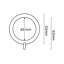 Derquan 2.8cm Single Pole-1250100734-1250100733