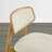 Modern Wood Frame Upholstered Dining Chair-823983258