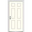 Porte extérieure simple en acier à 6 panneaux peints-98953329-98953330-98953334
