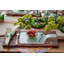 Mini Glass Rectangle Cheese Tray, White