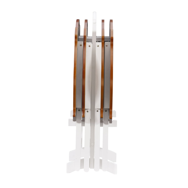 Ensemble de tables-plateaux 4 pièces Elvin