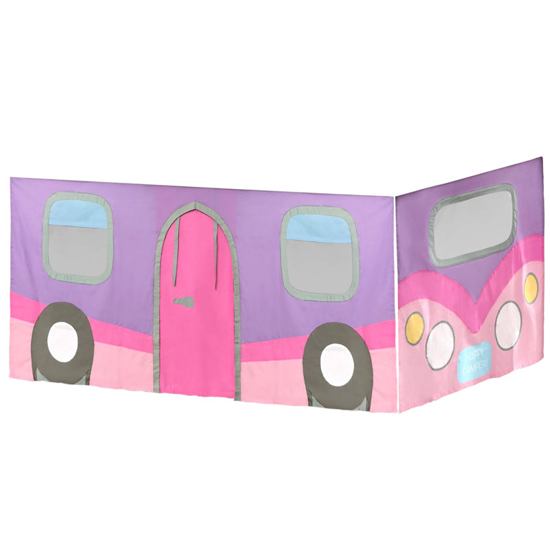 Accessoire rideau pour lit superposé de VR, rose/violet