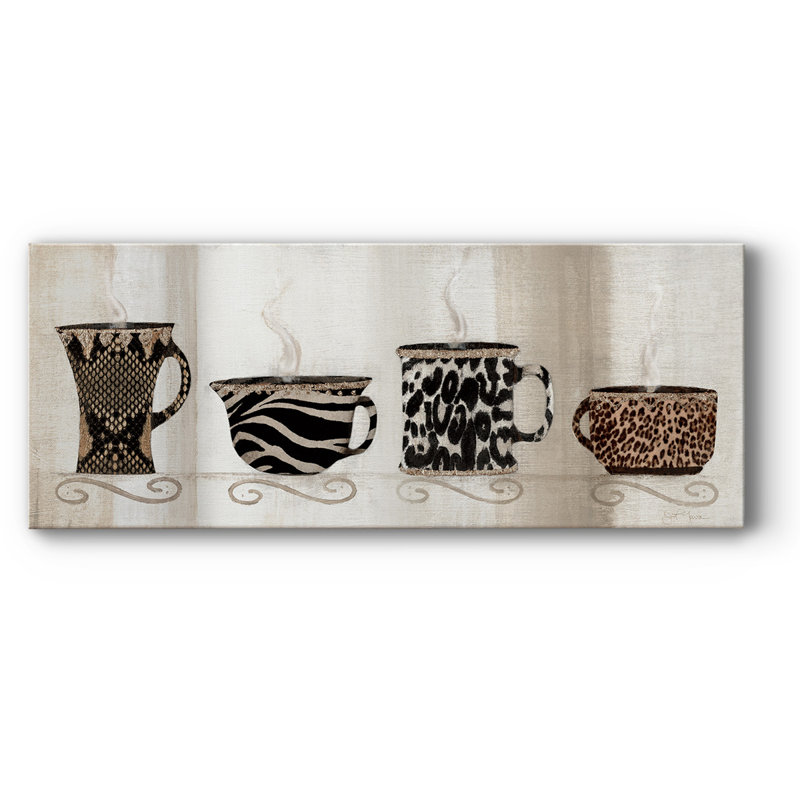 «Coffee Skins II» sur toile, H 24 po x l 60 po x P 1,5 po